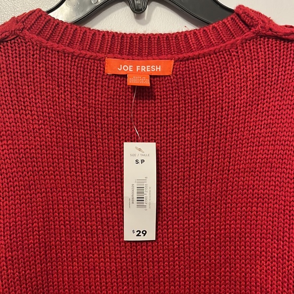 Joe Fresh - Red Holiday Sweater size Small - Picture 2 of 2